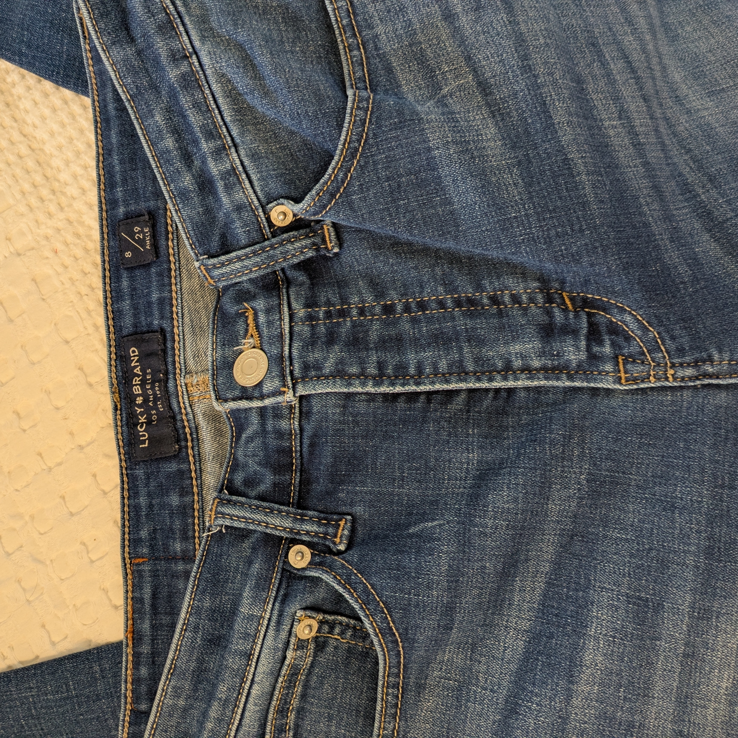 Lucky Brand Mens Denim Relaxed Jeans